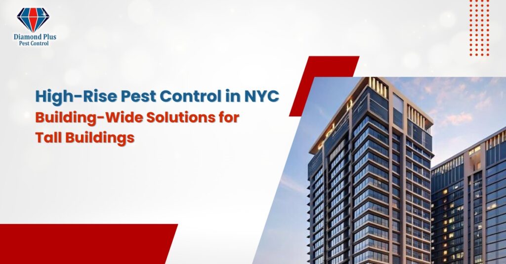 High-rise residential building in New York City representing building-wide pest control solutions for tall buildings