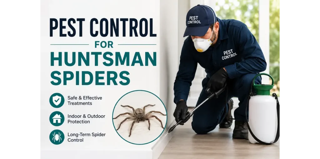 Pest Control for Huntsman Spiders