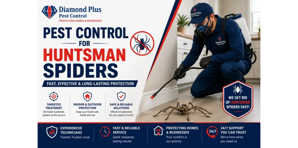 Pest Control for Huntsman Spiders