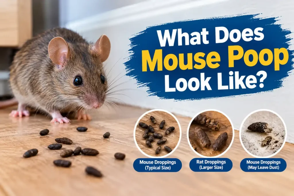 What Does Mouse Poop Look Like